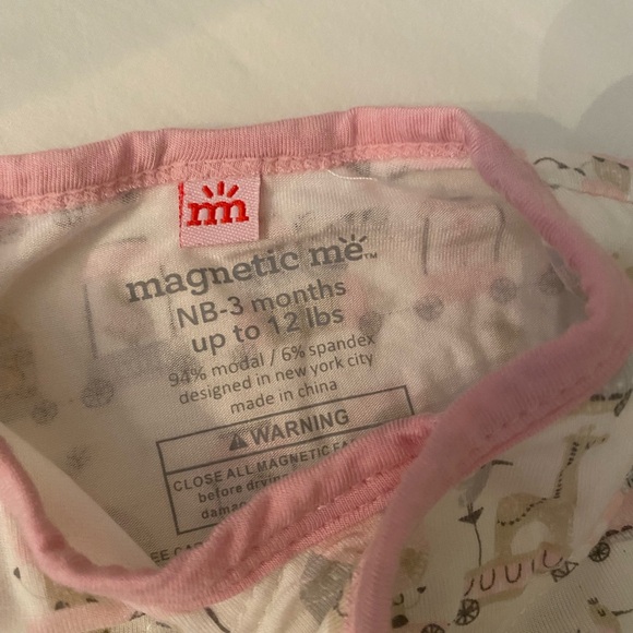 Newborn Girls Sleep Sack/gown with hat - magnetic me - Picture 6 of 9